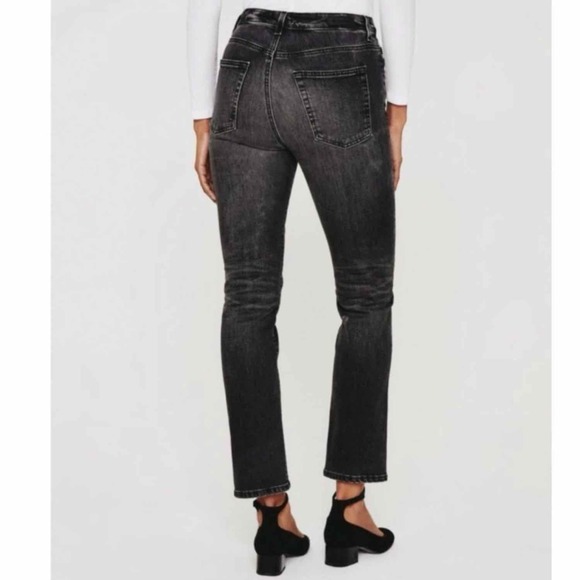 AG Adriano Goldschmied Saige High Rise Straight Jeans 10 Years Boundary - Picture 7 of 15